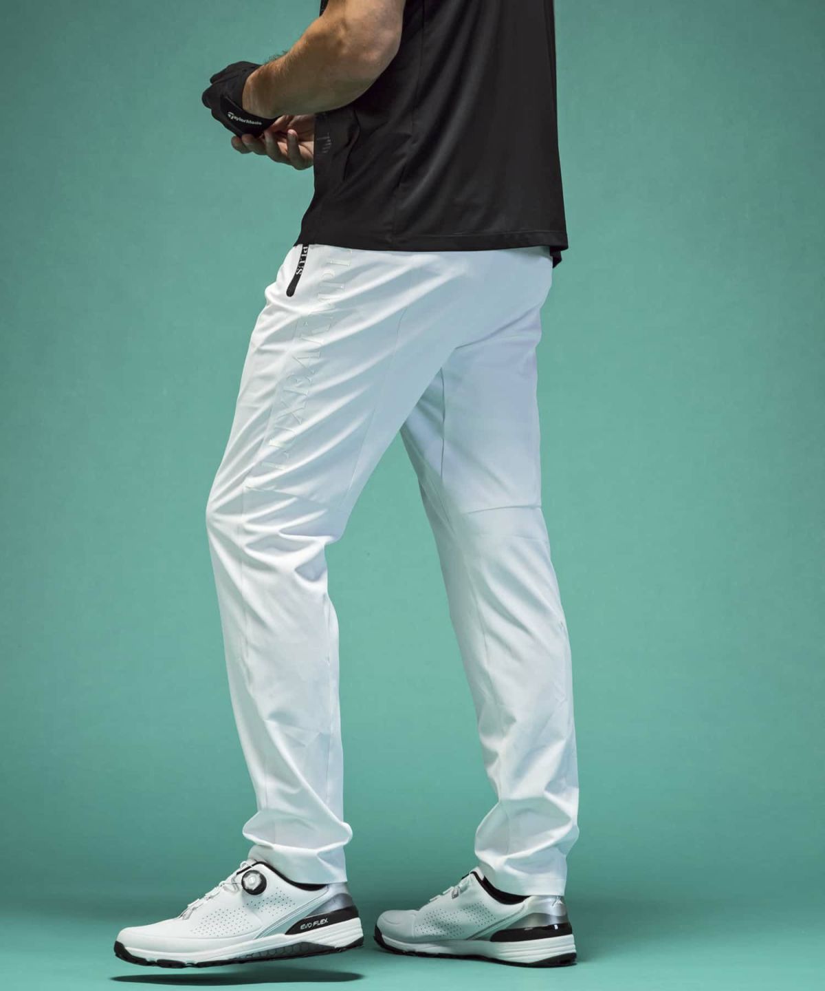 LUXEAKMPLUS 24SS サイドジップ ロゴ パンツ GOLF ゴルフ LUXEAKMPLUS(リュクスエイケイエムプラス)ゴルフ サイドジップ