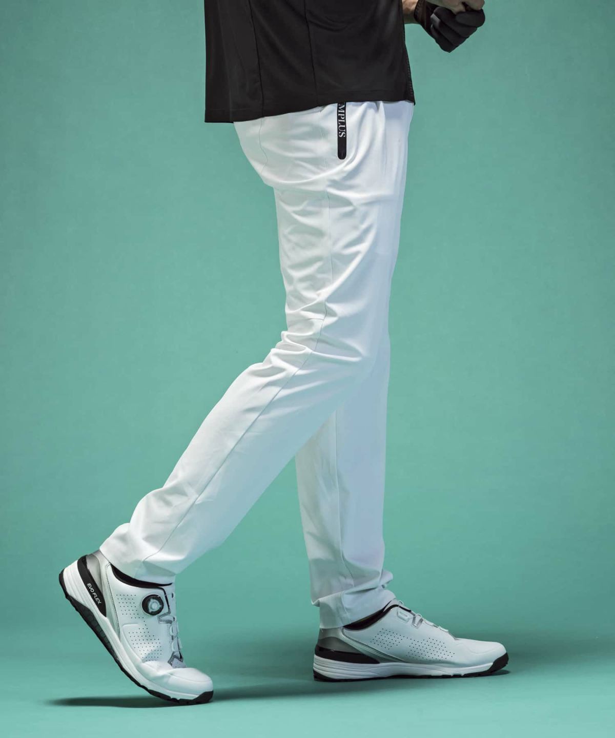 希少 美品 OB - 1 + ロング オービーワンプラス ラジアル LUXEAKMPLUS(リュクスエイケイエムプラス)ゴルフ サイドロゴパンツ