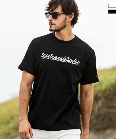 1PIU1UGUALE3 RELAX(ウノピゥウノウグァーレトレ リラックス)ダブルロゴ半袖Tシャツ