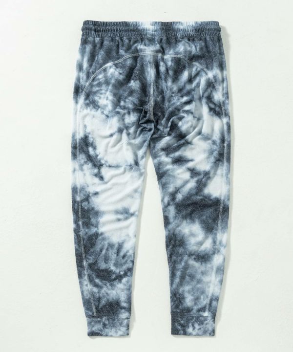 ウノピゥウノウグァーレトレ リラックス（1PIU1UGUALE3 RELAX）/1PIU1UGUALE3 RELAX タイダイ柄パイルロングパンツ 1PIU1UGUALE3 RELAX(ウノピゥウノウグァーレトレ リラックス)タイダイ