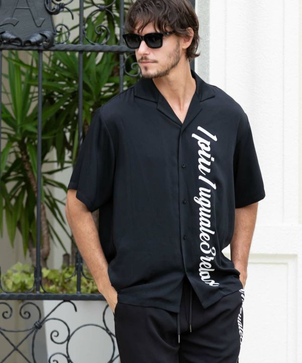 ウノピュウノウグァーレトレ リラックス 　ブラック ポロシャツ L 1PIU1UGUALE3 RELAX ウノピゥウノウグァーレトレ リラックス