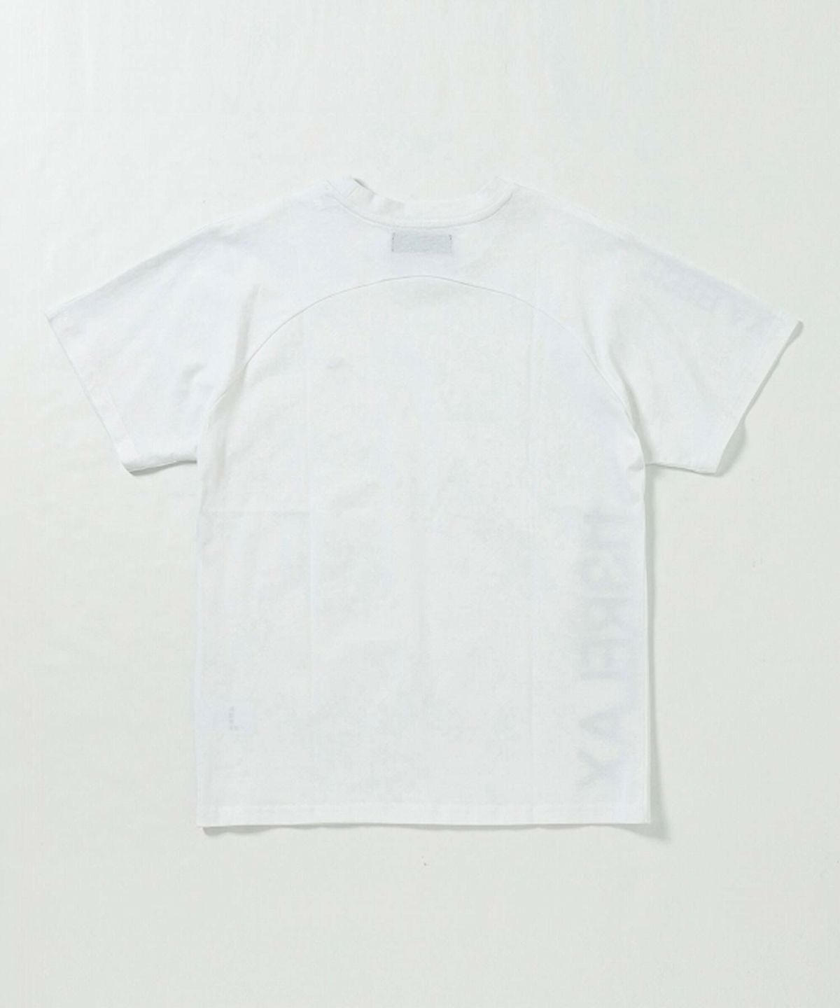 1PIU1UGUALE3 RELAX(ウノピゥウノウグァーレトレ リラックス)ラインストーンサイドロゴ半袖Tシャツ