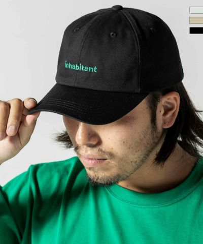 inhabitant(インハビタント)Cotton Twill 6 Panel Cap/コットンツイルキャップ/サーフィン/レジャー/スケートボード