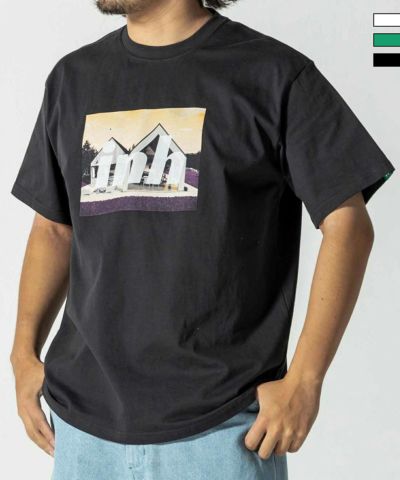 inhabitant(インハビタント)Inhabitant house T-shirts/ロゴアレンジTシャツ/サーフィン/レジャー/スケートボード