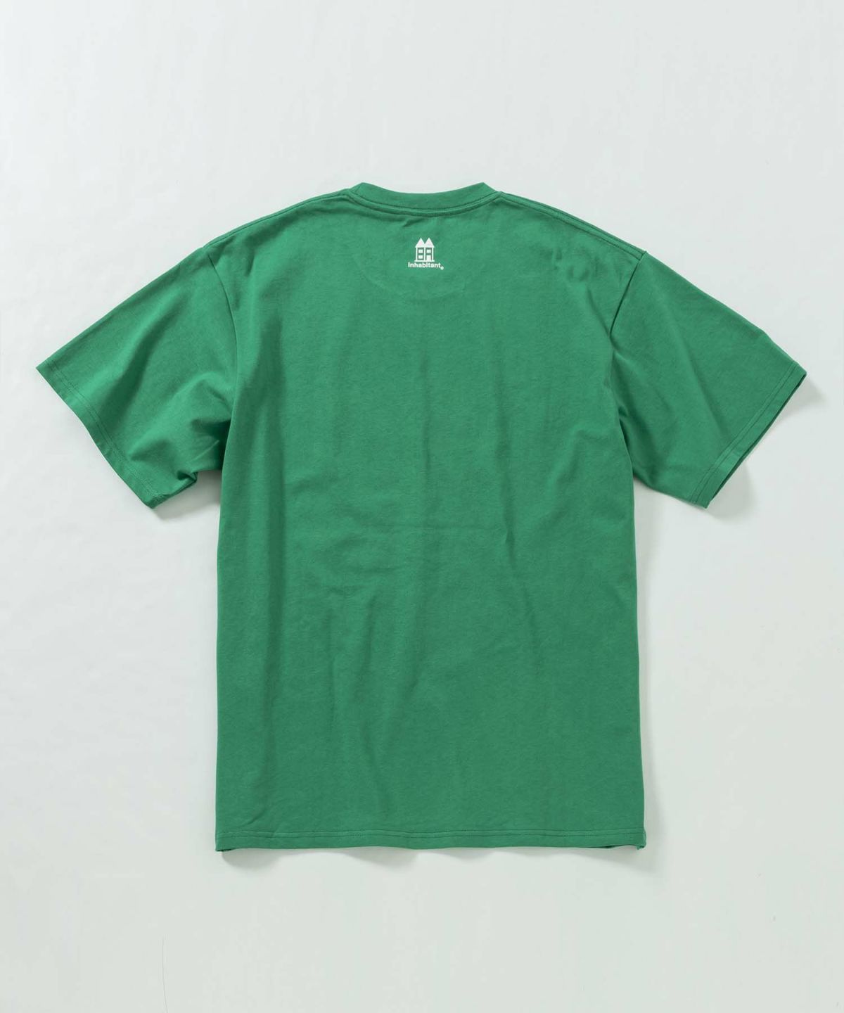 inhabitant(インハビタント)Logo T-shirts/ブルーロゴプリントTシャツ 