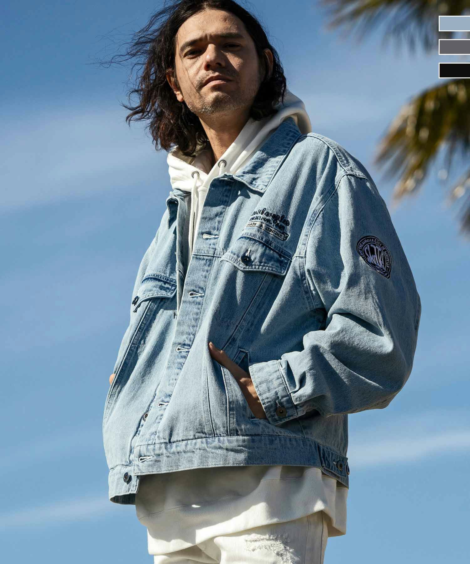 SUPREME デニムジャケット ライトブルー デニムティアーズ 