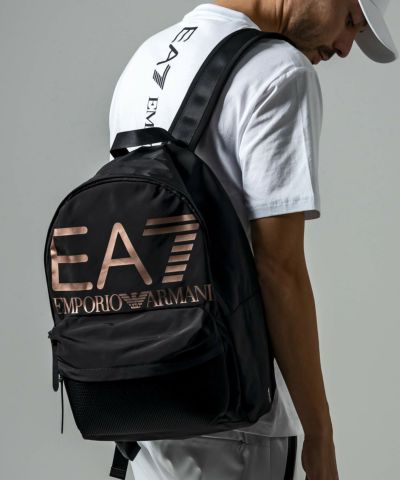 EMPORIO ARMANI EA7(イーエーセブン)TRAIN LOGO SERIES U BIG LOGO U BACKPACK/リュックサック/バックパック/ロゴ/エンポリオ アルマーニ