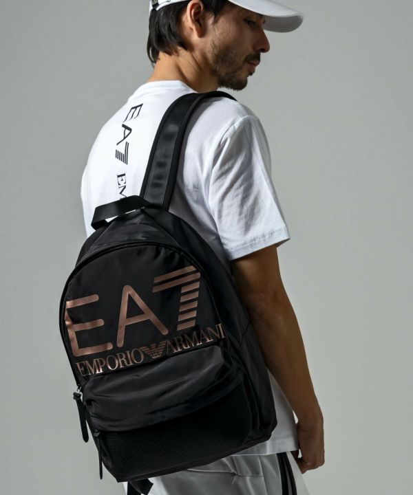 EA7(イーエーセブン)TRAIN LOGO SERIES U BIG LOGO U BACKPACK