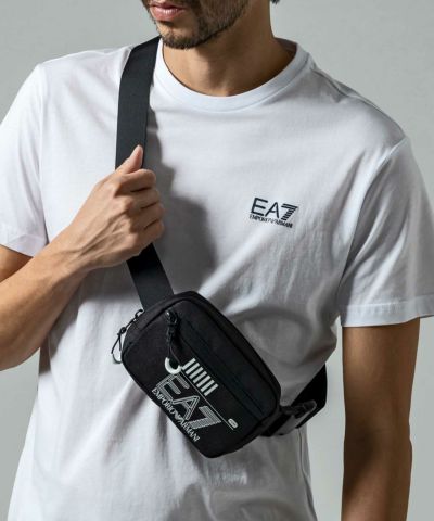 EMPORIO ARMANI EA7(イーエーセブン)TRAIN CORE U POUCH BAG SMALL B/ショルダーバッグ/ミニバッグ/サコッシュ/ボディバッグ/ロゴ/エンポリオ アルマーニ