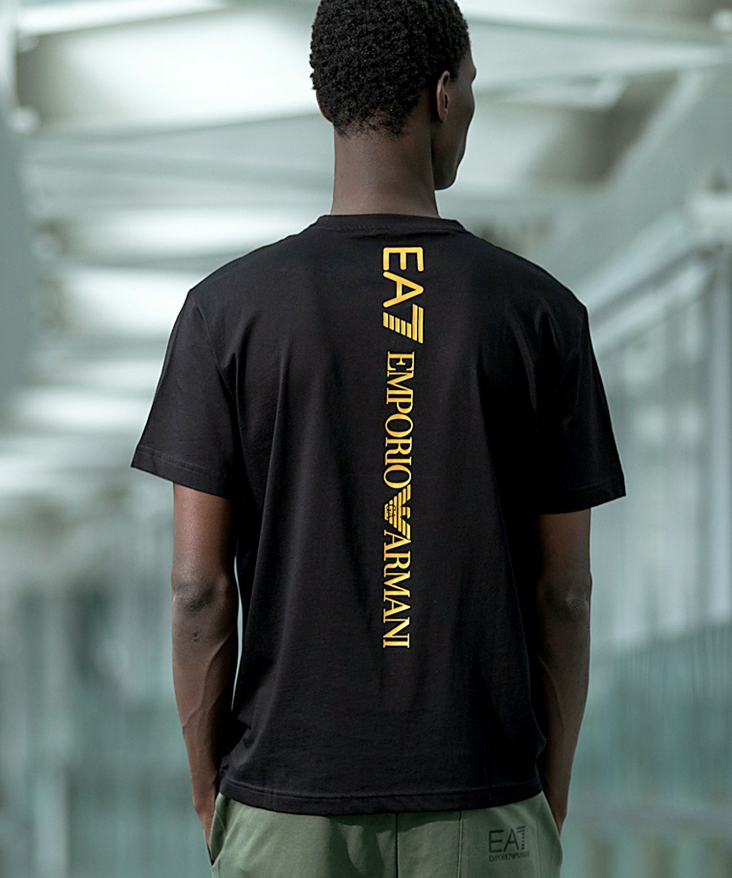 EMPORIO ARMANI EA7(イーエーセブン)TRAIN LOGO SERIES M TEE SS 