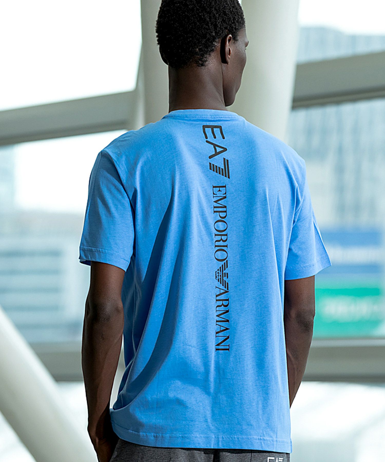 EMPORIO ARMANI EA7(イーエーセブン)TRAIN LOGO SERIES M TEE SS 