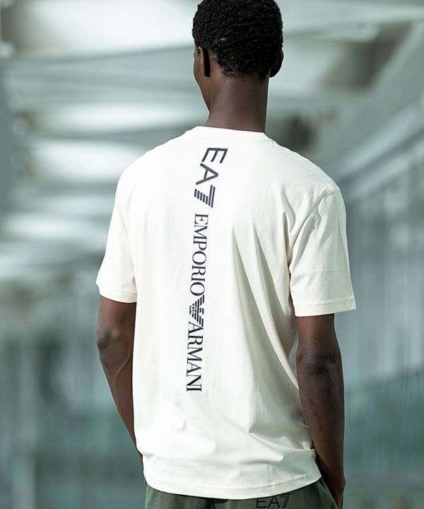 EMPORIO ARMANI EA7(イーエーセブン)TRAIN LOGO SERIES M TEE SS EXTENDEDLOGO/Tシャツ /半袖/ロゴ/クルーネック/エンポリオ アルマーニ | SHIFFON公式通販サイト｜SHIFFON ONLINE STORE