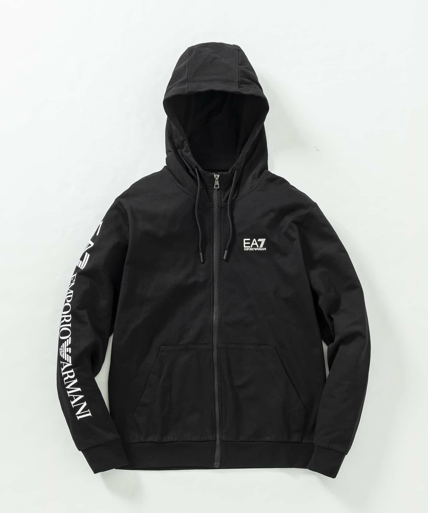 EMPORIO ARMANI EA7(イーエーセブン)TRAIN LOGO SERIES M HOODIE FZ 