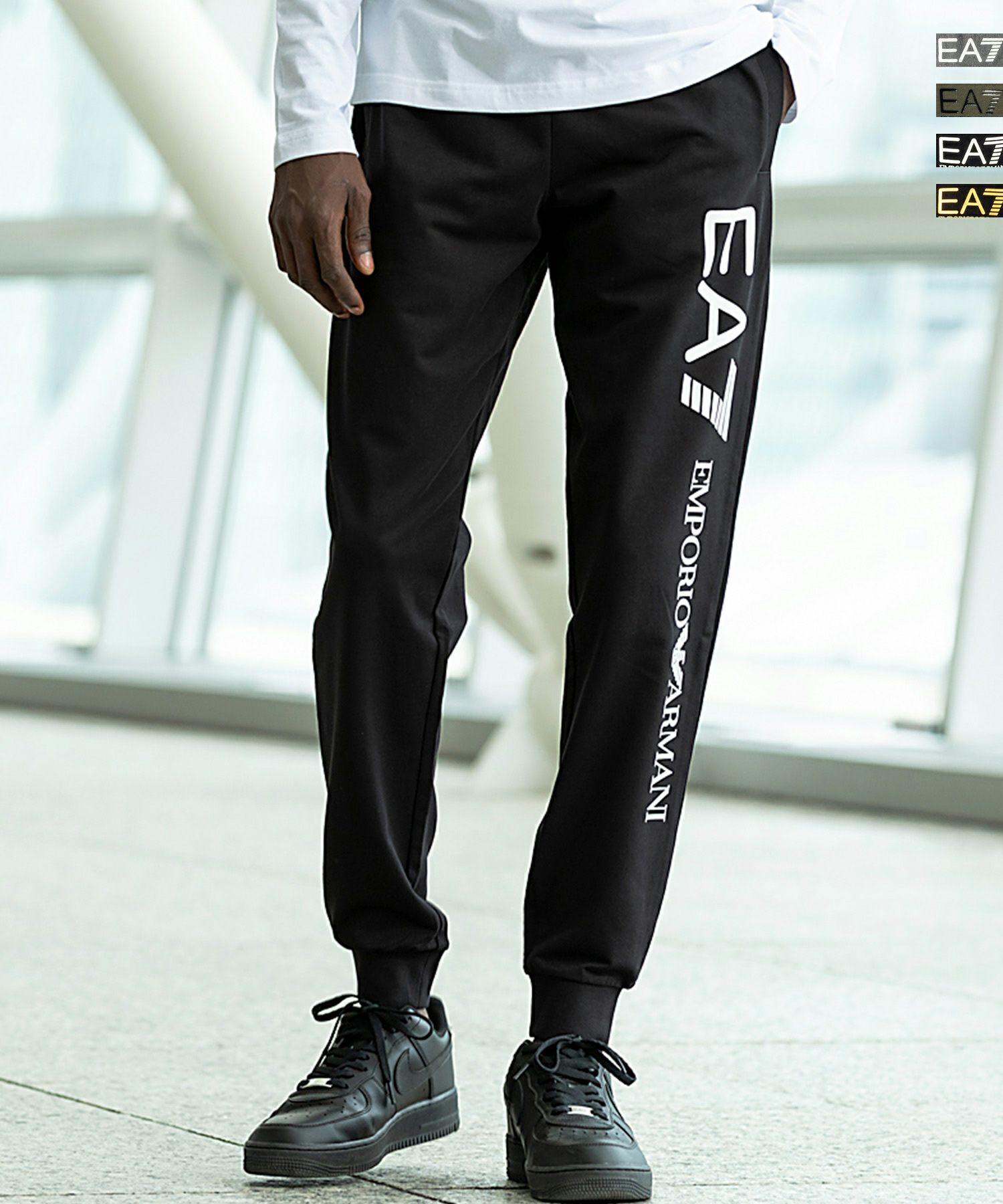 EMPORIO ARMANI EA7(イーエーセブン)TRAIN LOGO SERIES M PANTS CH 