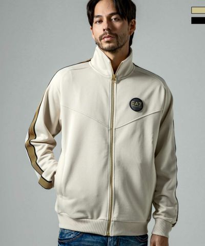 EMPORIO ARMANI EA7(イーエーセブン)TRAIN SOCCER 20TH M T-TOP FZ PLCO/トラックジャケット/スウェット/ロゴ/ジップアップ/エンポリオ アルマーニ