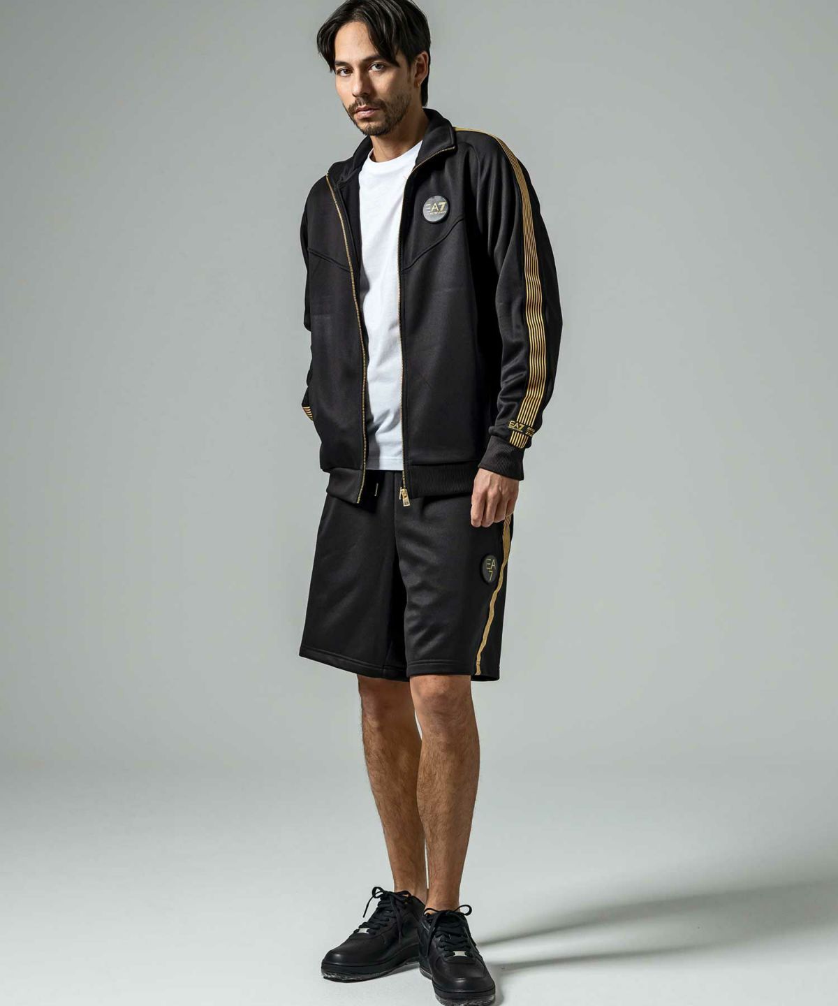 EMPORIO ARMANI EA7 ナイロンジャケット セットアップ 2XL EMPORIO ARMANI EA17 KING SIZE 大きいサイズのエンポリオ