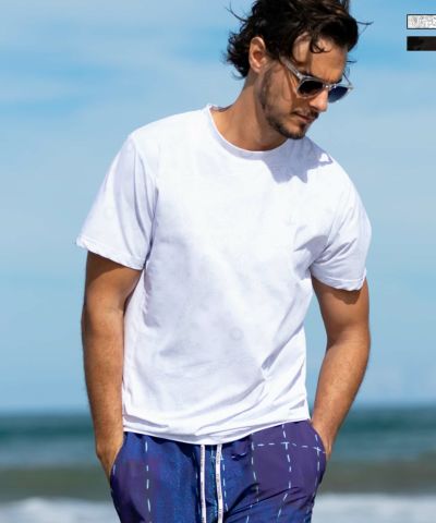 1PIU1UGUALE3 RELAX(ウノピゥウノウグァーレトレ リラックス)総柄ランニング半袖Tシャツ