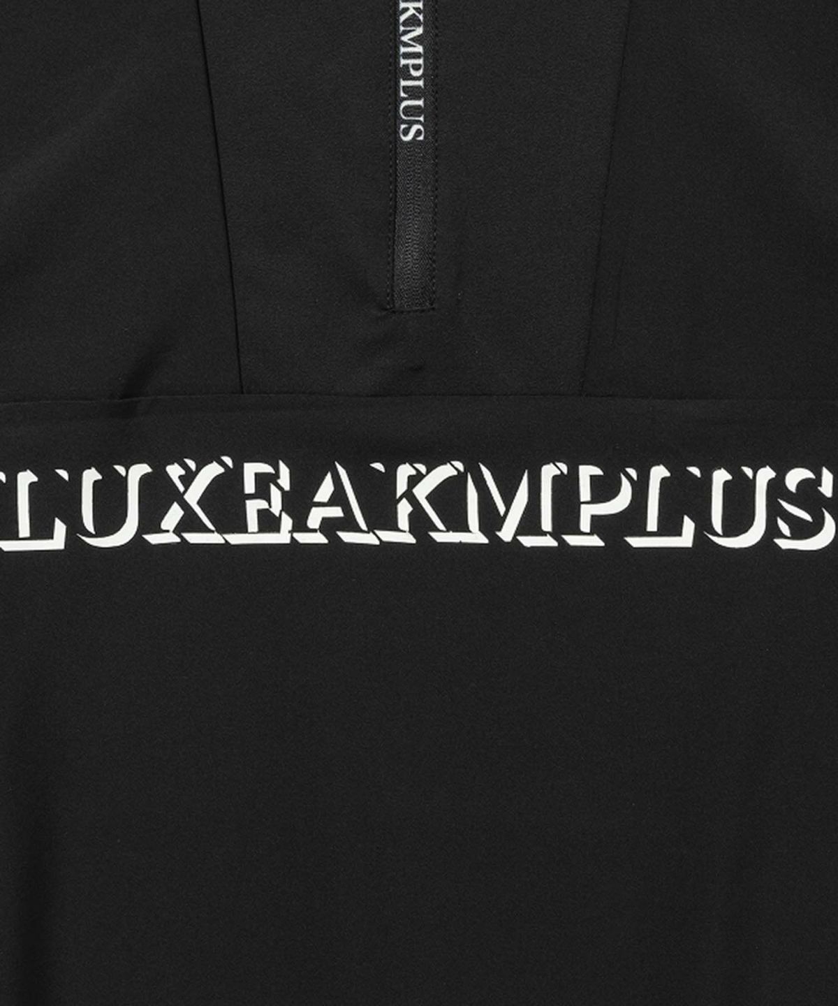 LUXEAKMPLUS(リュクスエイケイエムプラス)ゴルフ 配色ハーフジップ半袖