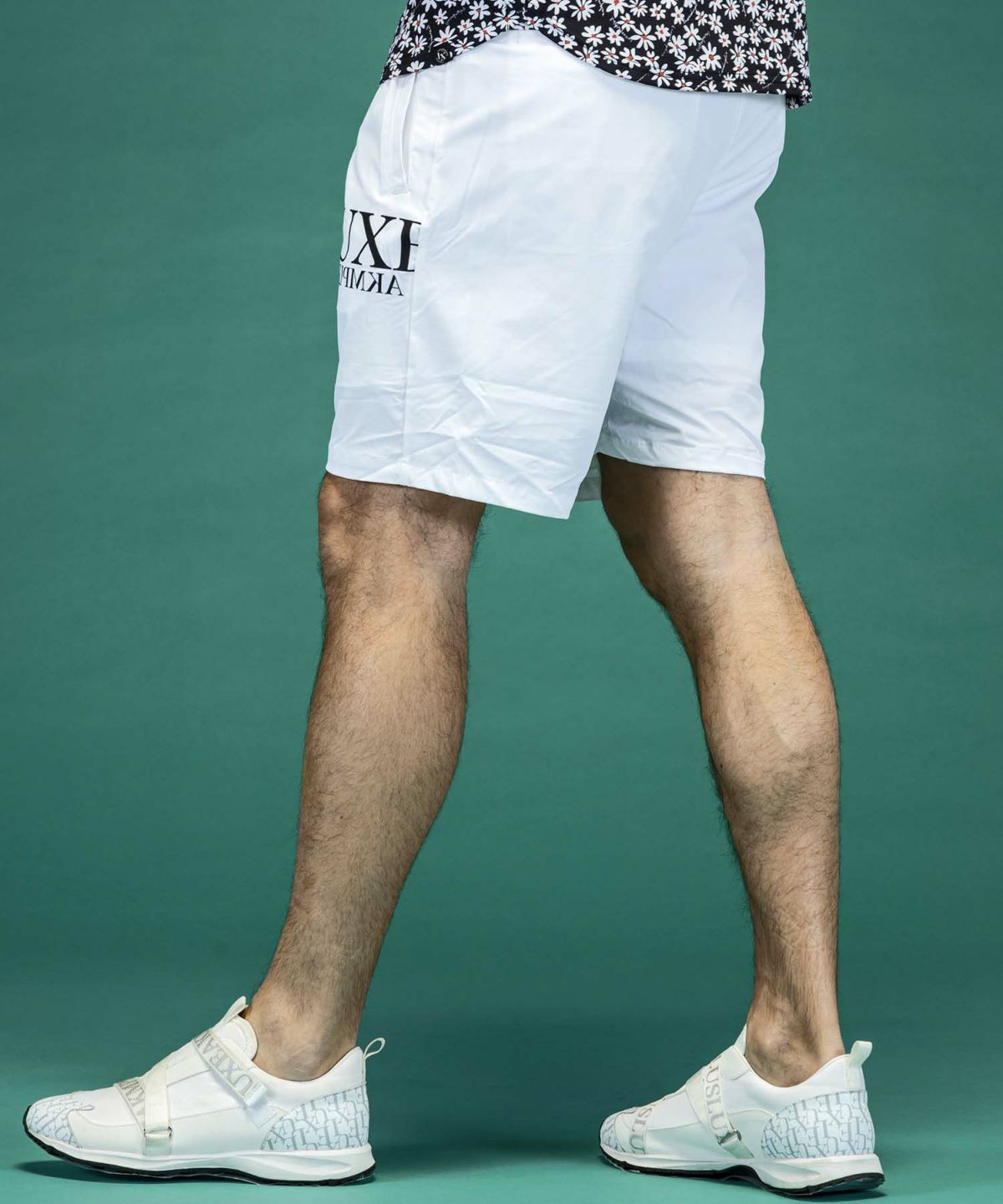 LUXEAKMPLUS(リュクスエイケイエムプラス)ゴルフ サイドロゴ小花柄