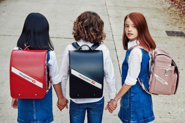 DIESEL ディーゼル バッグ X09554 P5480 ロゴプリント ブラック