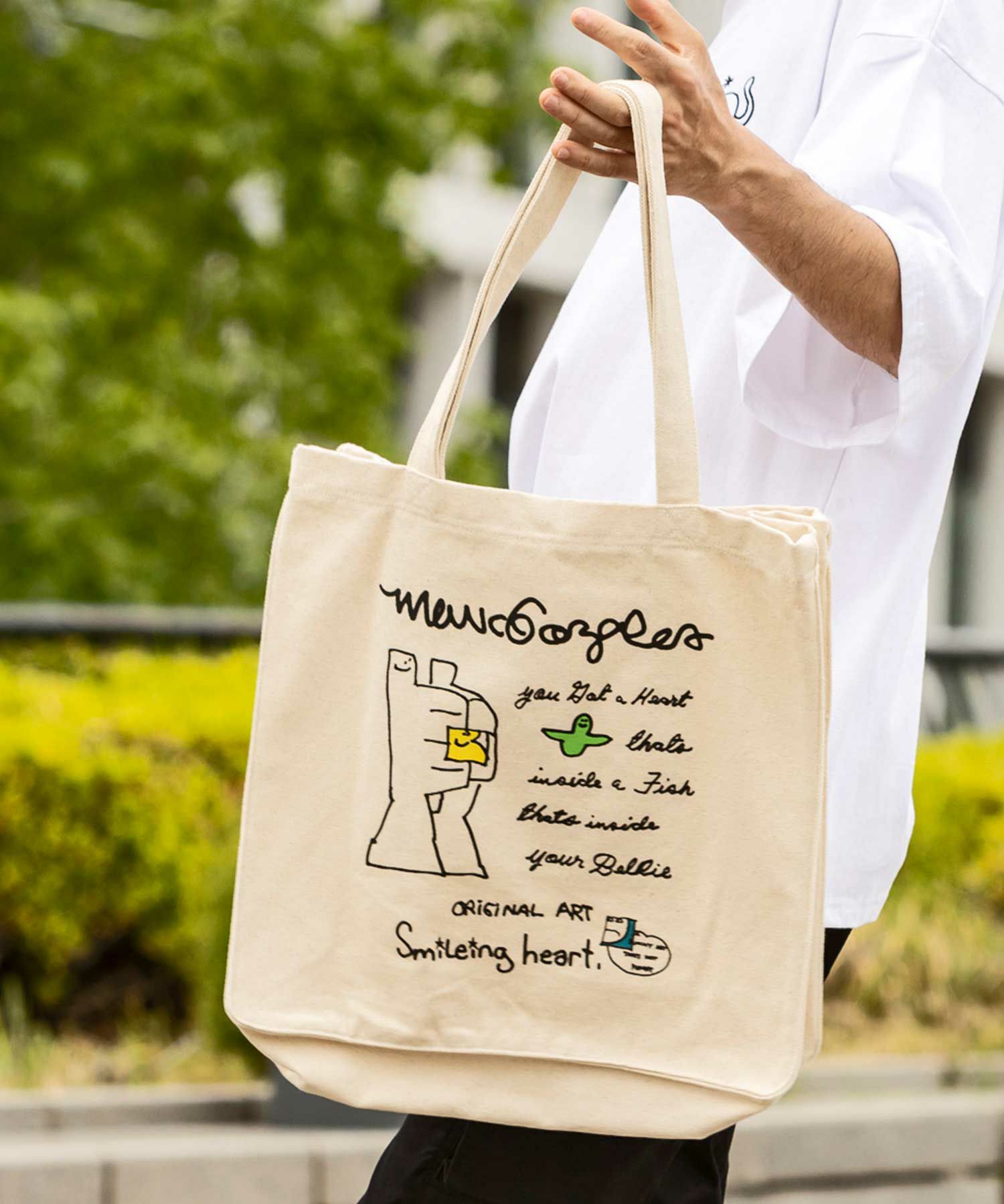 MARK GONZALES ARTWORK COLLECTION(マーク ゴンザレス)スクエアトート 