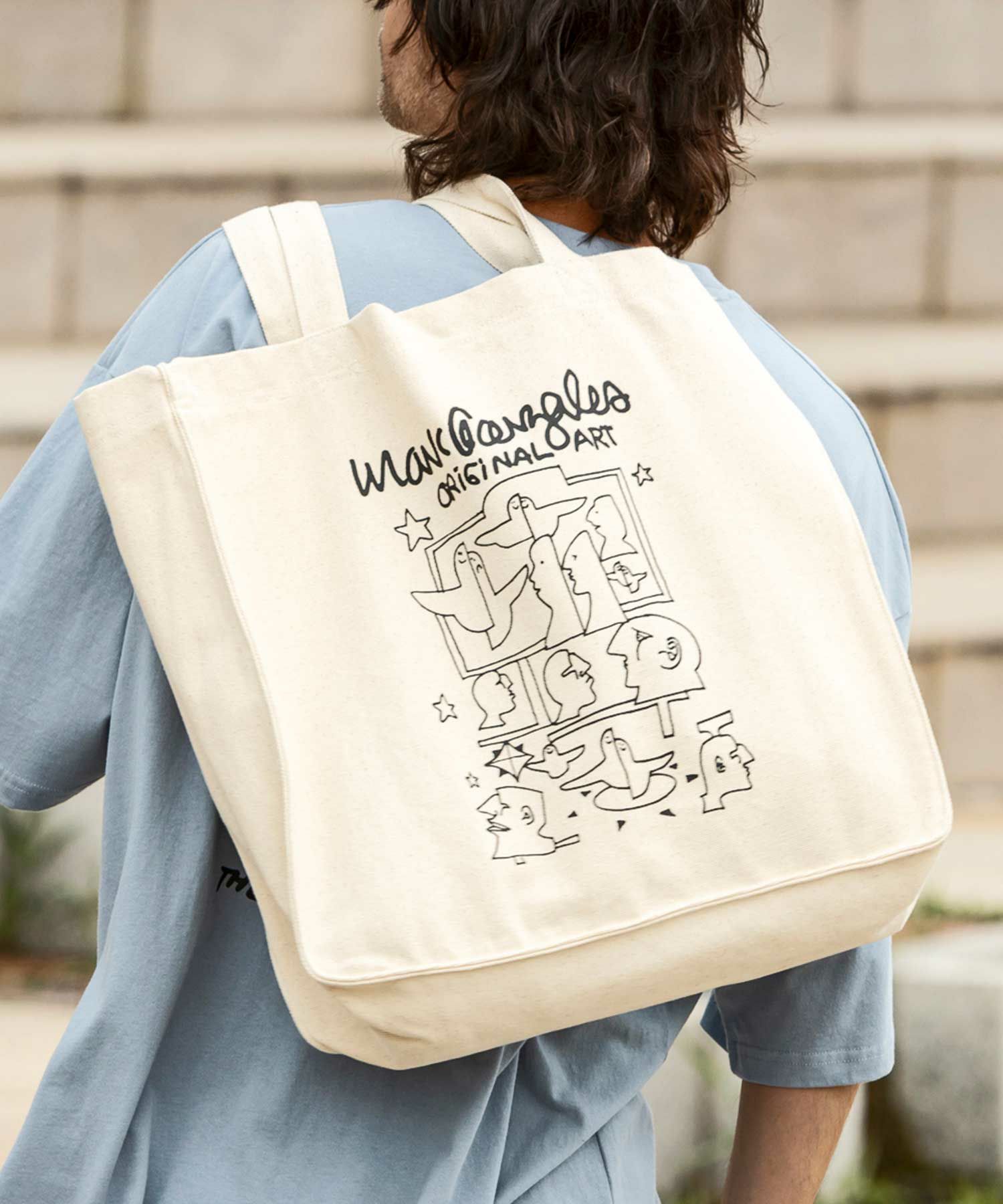 Mark Gonzales(マーク ゴンザレス)スクエアトートバッグ | SHIFFON公式