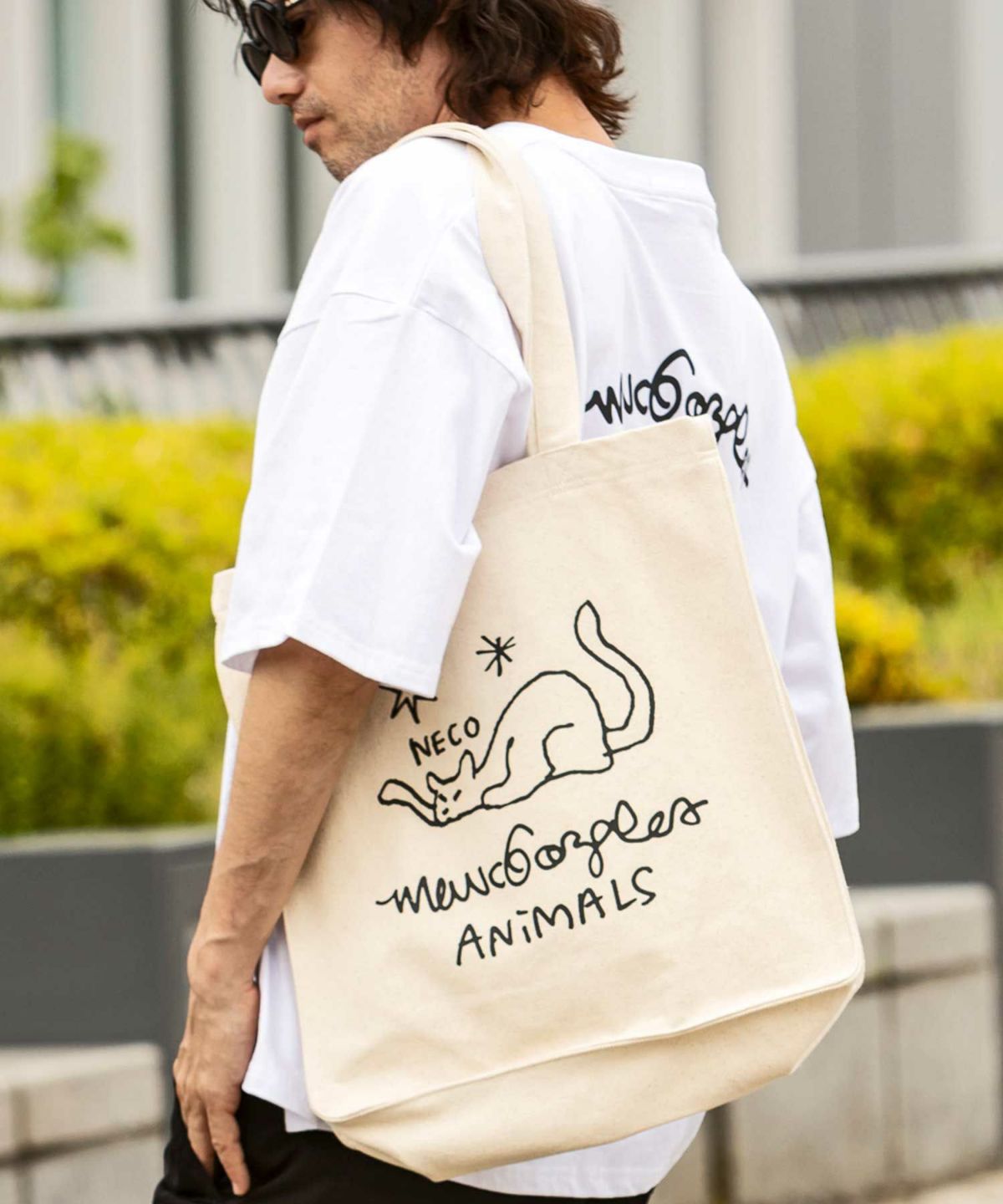 MARK GONZALES ARTWORK COLLECTION(マーク ゴンザレス)スクエアトートバッグ |  SHIFFON公式通販サイト｜SHIFFON ONLINE STORE