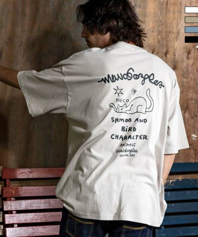 MARK GONZALES ARTWORK COLLECTION(マーク ゴンザレス)バックプリント半袖Tシャツ/4type/4colors