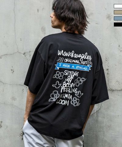 MARK GONZALES ARTWORK COLLECTION(マーク ゴンザレス)バックプリント半袖Tシャツ/4type/4colors