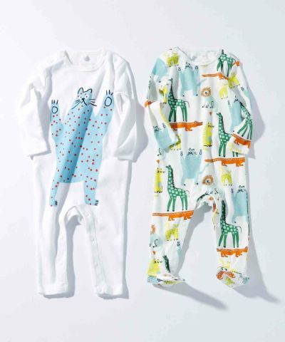 STELLA McCARTNEY(ステラマッカートニー)Baby アニマル長袖ロンパースセット