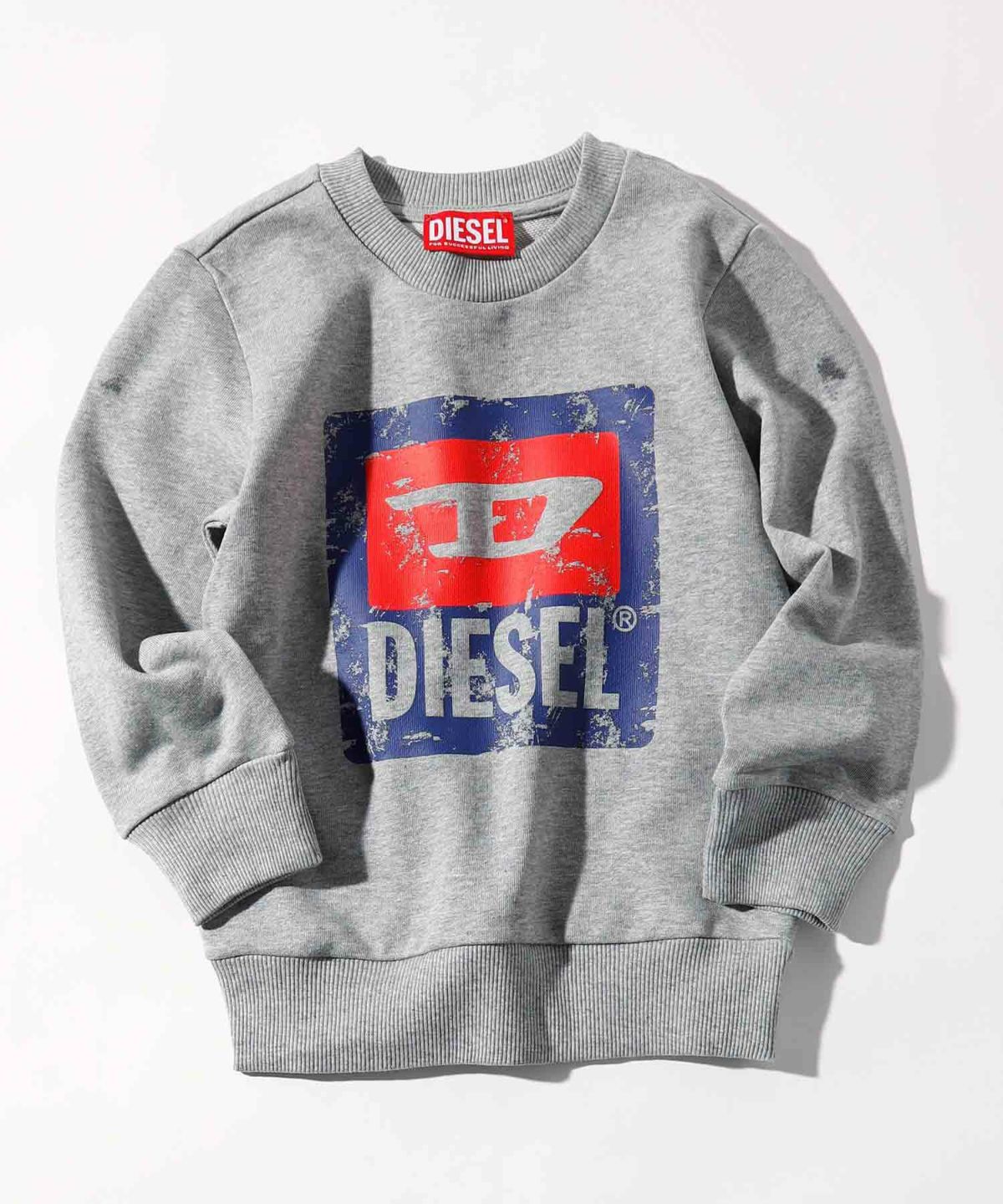 DIESEL(ディーゼル)Kids & Junior ブランドロゴ長袖スウェットプルオーバー