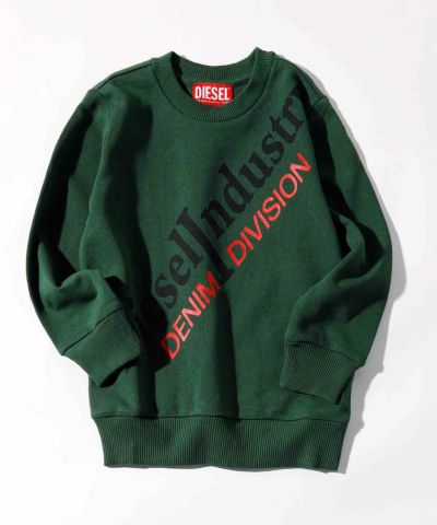 DIESEL(ディーゼル)Kids & Junior ブランドロゴ長袖スウェットプルオーバー