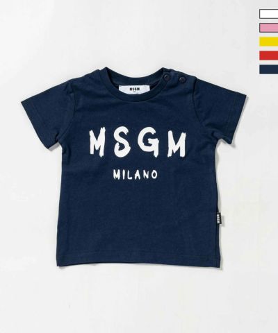 MSGM(エムエスジーエム)Baby ブランドロゴ半袖Tシャツカットソー | SHIFFON公式通販サイト｜SHIFFON ONLINE STORE