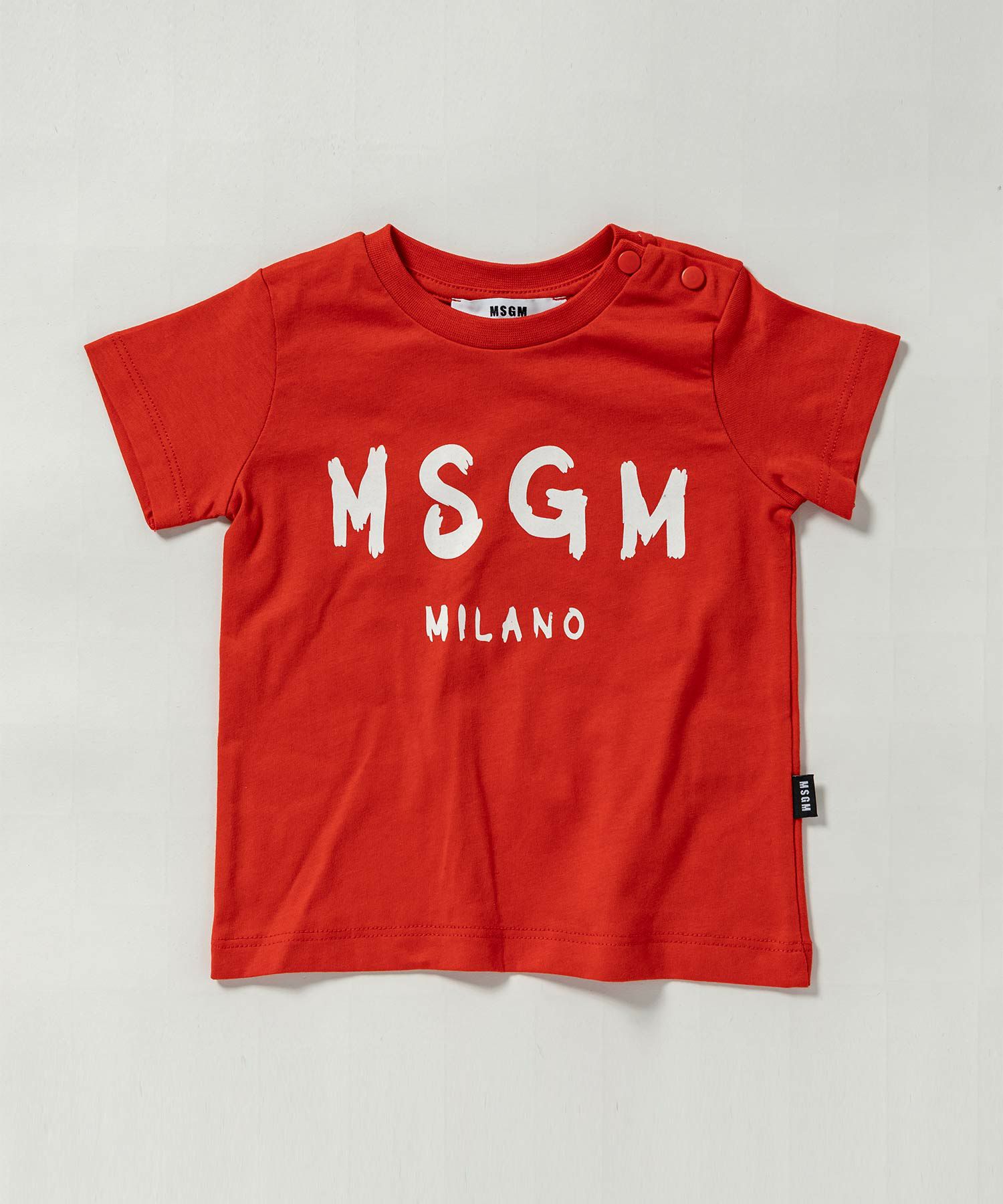 MSGM(エムエスジーエム)Baby ブランドロゴ半袖Tシャツカットソー 