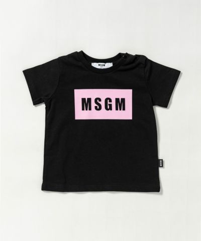 MSGM(エムエスジーエム)Baby ブランドロゴ半袖Tシャツカットソー | SHIFFON公式通販サイト｜SHIFFON ONLINE STORE