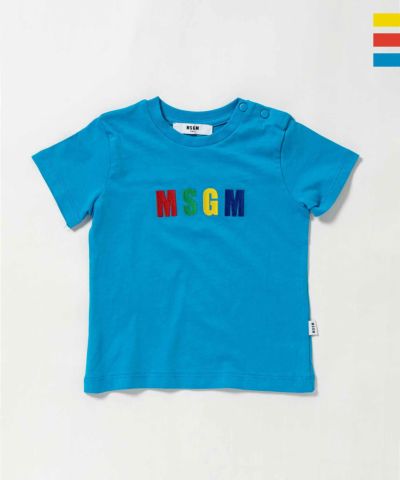 MSGM(エムエスジーエム)Baby ブランドロゴ半袖Tシャツカットソー