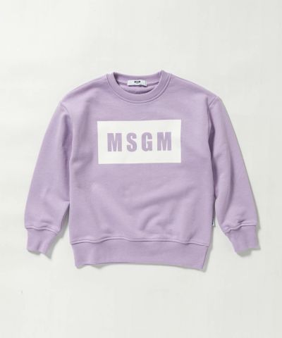 MSGM(エムエスジーエム)Kids & Junior ブランドロゴ長袖スウェットプルオーバー | SHIFFON公式通販サイト｜SHIFFON  ONLINE STORE