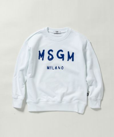 MSGM(エムエスジーエム)Kids & Junior ブランドロゴ長袖スウェットプルオーバー | SHIFFON公式通販サイト｜SHIFFON  ONLINE STORE