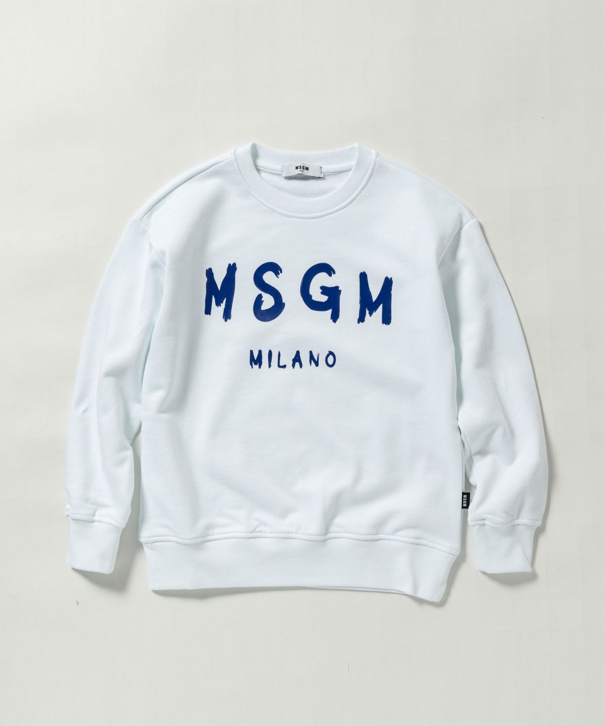 MSGM(エムエスジーエム)Kids & Junior ブランドロゴ長袖スウェットプルオーバー