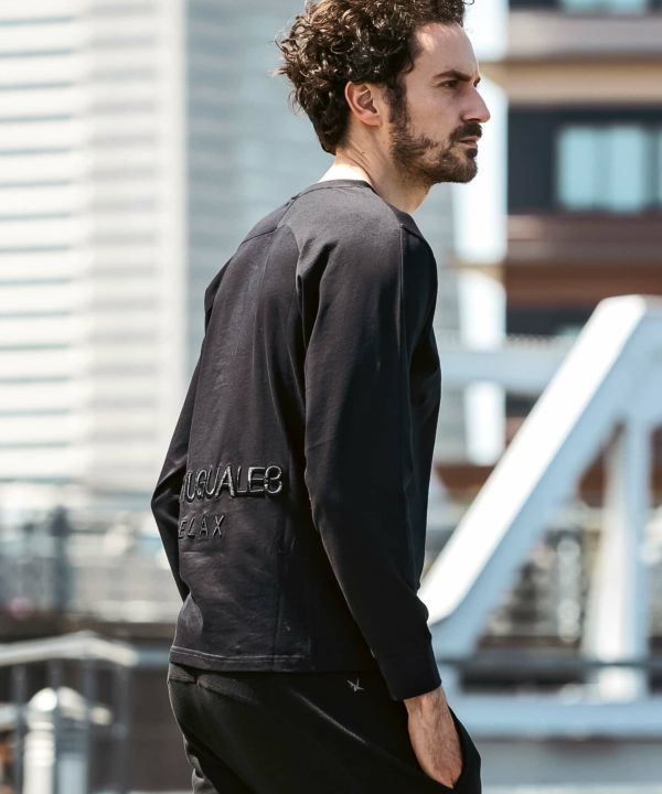 1PIU1UGUALE3 ロゴプリント 長袖シャツ VI 1PIU1UGUALE3 ロゴプリント 長袖シャツ VI 1PIU1UGUALE3 ロゴ