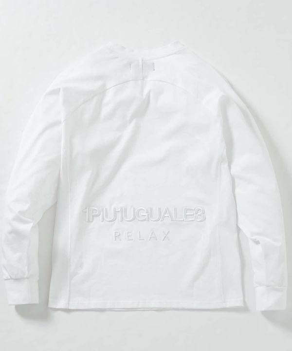 1PIU1UGUALE3 ロゴプリント 長袖シャツ VI 1PIU1UGUALE3 RELAX(ウノピゥウノウグァーレトレ リラックス
