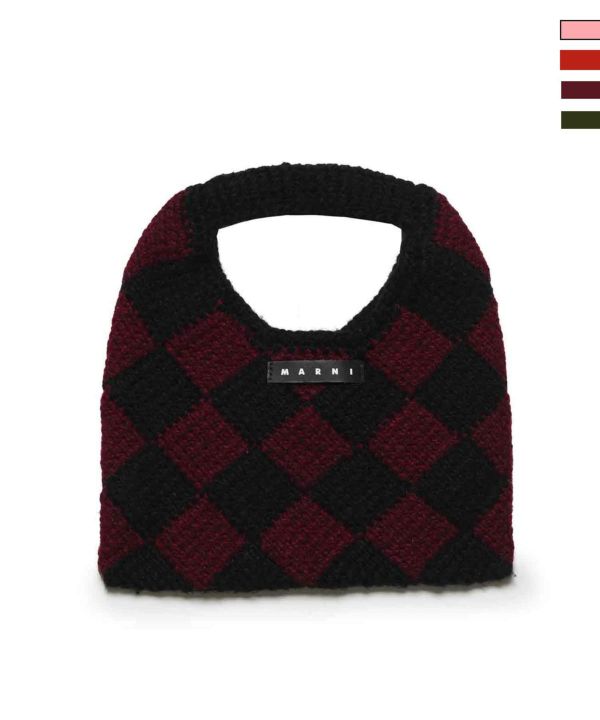 MARNI(マルニ)Kids & Junior MW84F - DIAMOND CROCHET BORSA ダイヤモンドクロシェ  かぎ針編みハンドバッグ | SHIFFON公式通販サイト｜SHIFFON ONLINE STORE