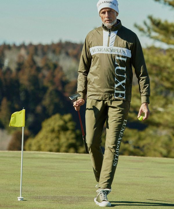 LUXEAKMPLUS(リュクスエイケイエムプラス)ゴルフ 軽量ハーフジップ