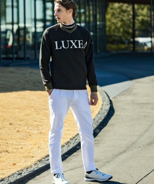 LUXEAKMPLUS(リュクスエイケイエムプラス)ゴルフ バイカラー総柄