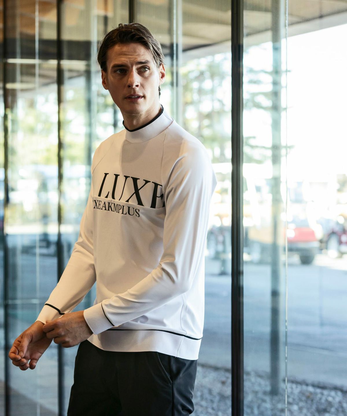 LUXEAKMPLUS(リュクスエイケイエムプラス)ゴルフ フロントロゴモック