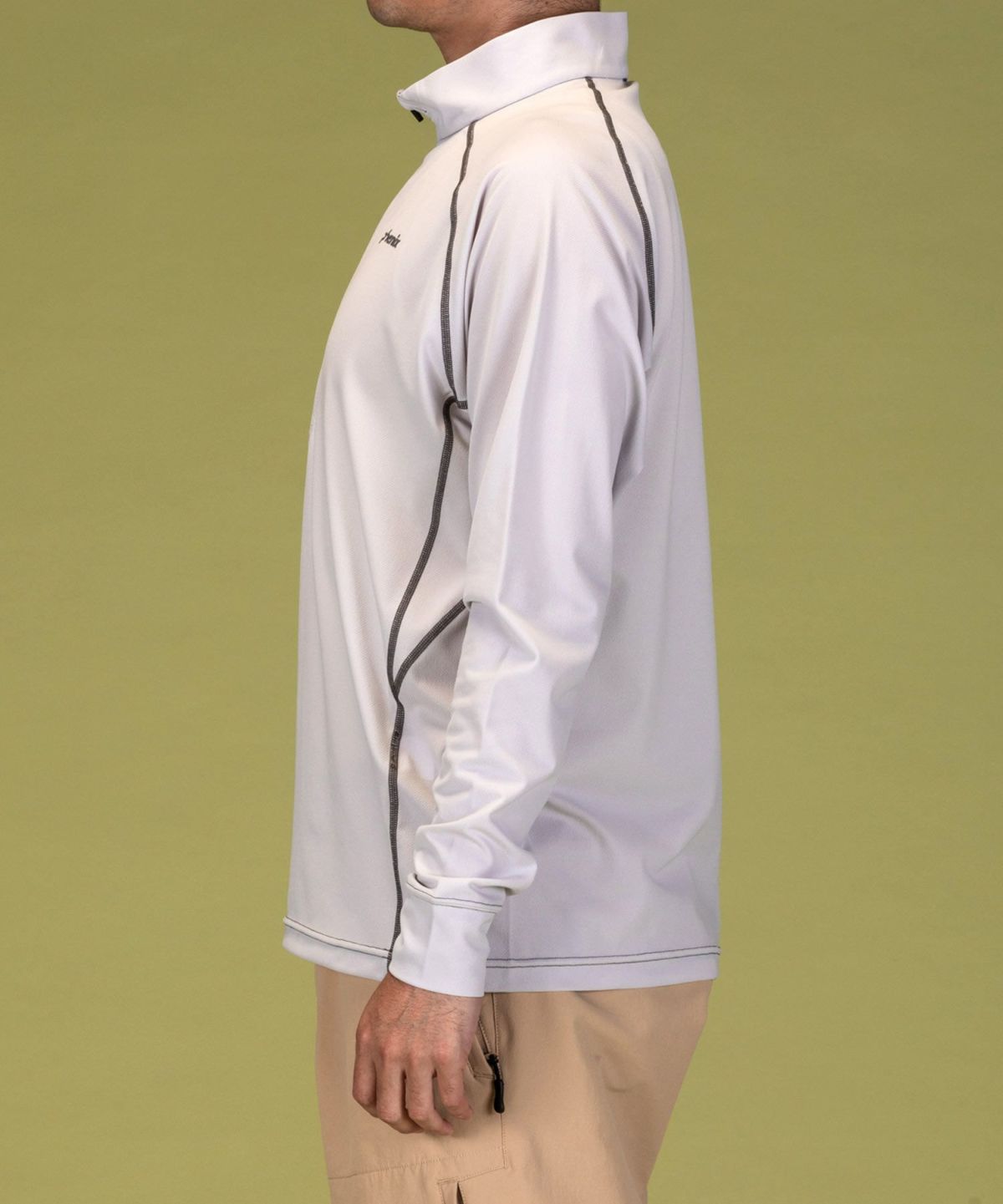 フェニックス PH812LS10：Tanami L/S Zip Moc 長袖ジップモックシャツ(メンズ）M 未使用 MENS】ハーフジップ長袖Tシャツ メンズTシャツ 速乾 ストレッチ