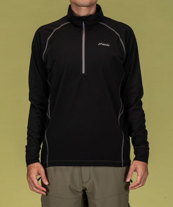 フェニックス PH812LS10：Tanami L/S Zip Moc 長袖ジップモックシャツ(メンズ）M 未使用 MENS】ハーフジップ長袖Tシャツ メンズTシャツ 速乾 ストレッチ