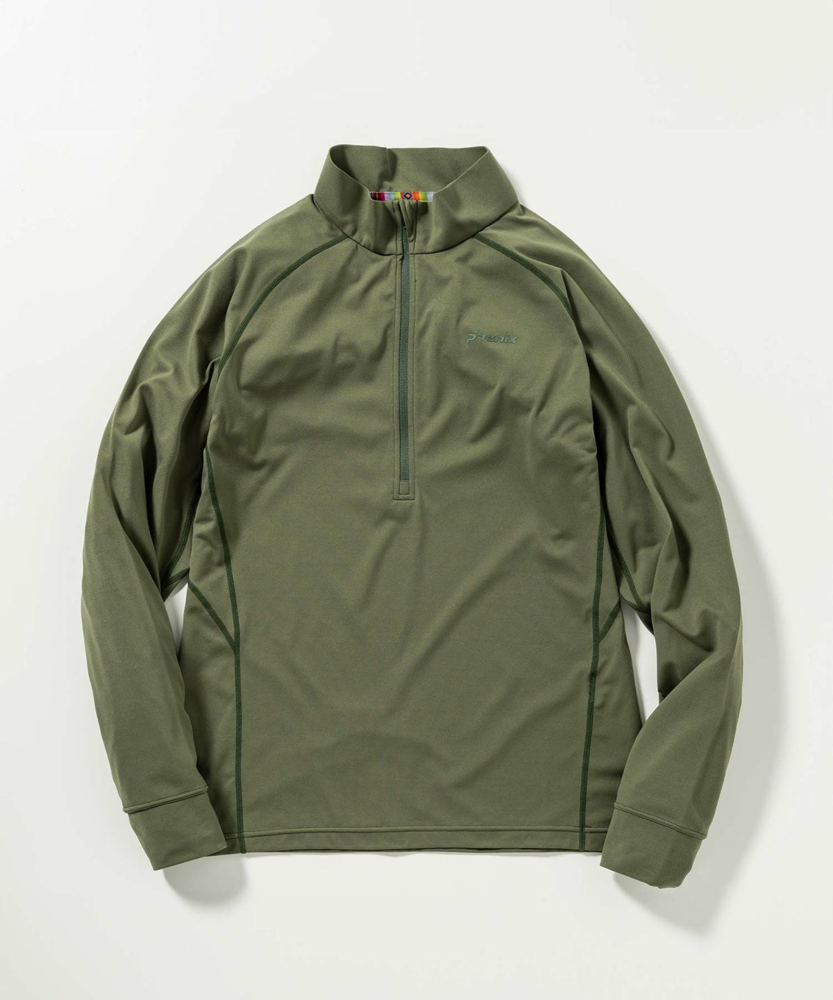 phenix outdoor(フェニックスアウトドア)ハーフジップ長袖T