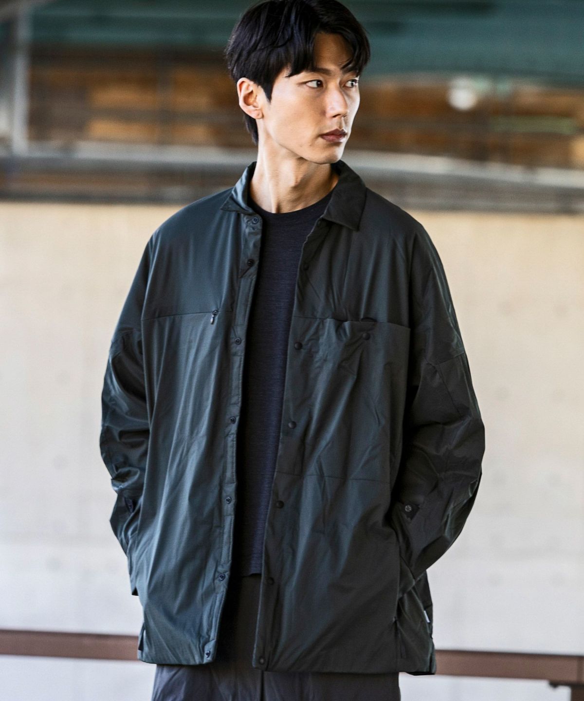 alk phenix(アルク フェニックス) ロングスリーブシャツ 中綿入り