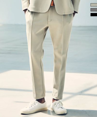 【未使用】1PIU1UGUALE3 GOLF ジップスラックスパンツ サイズ4 1PIU1UGUALE3 GOLF - 113 GOLF RIB PANTS / 4WAYストレッチ